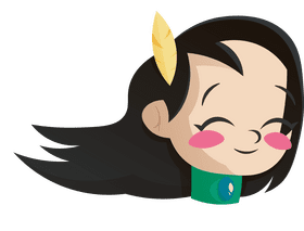 Pocahontas Head Smile clipart