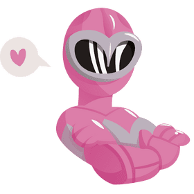 Power Rangers Pink clipart