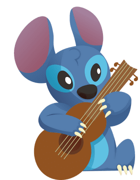 Stitch Guitar clipart
