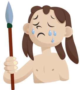 Tarzan Crying clipart