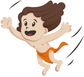 Tarzan Falls clipart