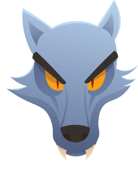 Werewolf Head clipart
