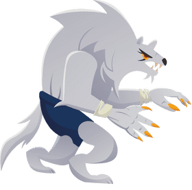 Werewolf clipart