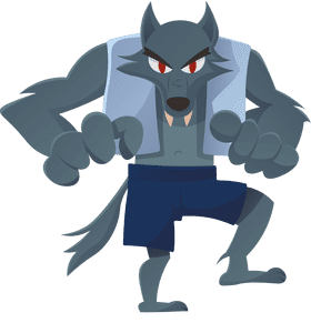 Werewolf clipart