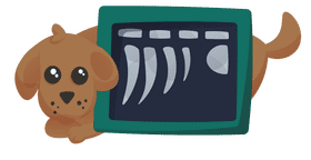 Xray Dog clipart