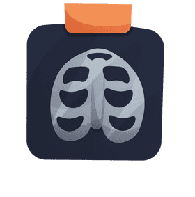 Xray Rib Cage clipart