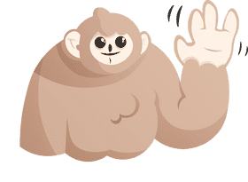 Yeti Greeting clipart