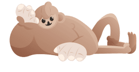 Yeti Resting clipart