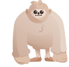 Yeti Staying clipart
