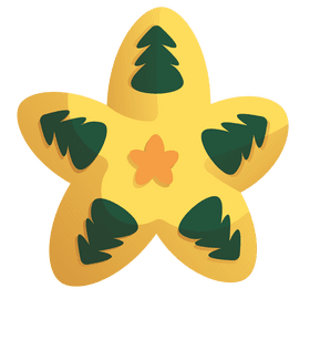 Christmas Star Cake clipart