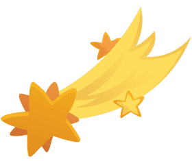 Christmas Star Falling clipart