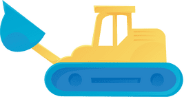 Bulldozer clipart