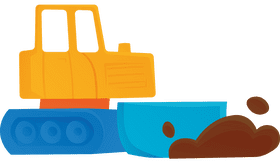 Bulldozer clipart