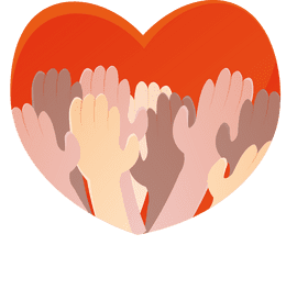 Diversity Hands Heart clipart