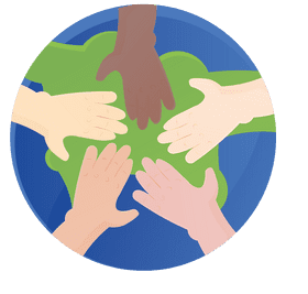 Diversity Hands Planet clipart