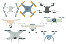 Drone vector