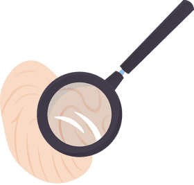 Fingerprint Magnifier clipart