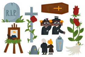 Funeral vector
