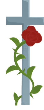 Funeral Cross clipart