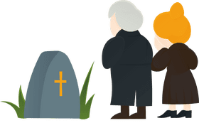 Funeral clipart