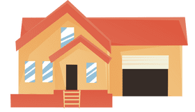 Garage House clipart