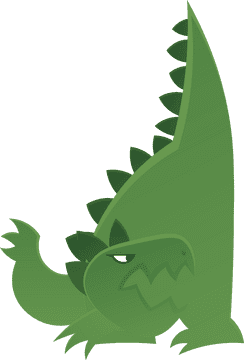 Godzilla Attack clipart