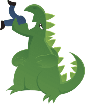 Godzilla Eat clipart