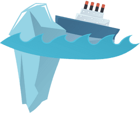 Titanic Iceberg clipart