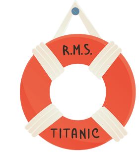 Titanic Life Ring clipart