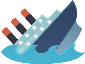 Titanic Sinking clipart