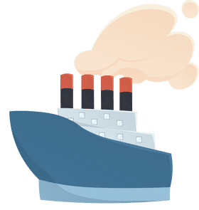 Titanic Smoke clipart