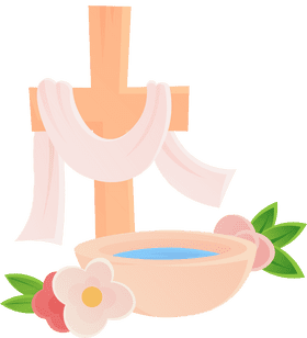 Baptism Bowl Rood clipart