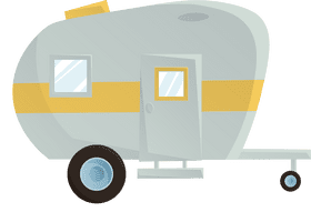 Camper Trailer clipart