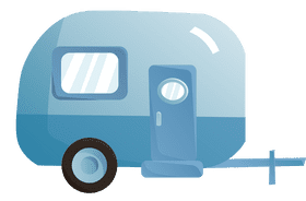 Camper Trailer clipart