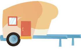 Camper Trailer clipart