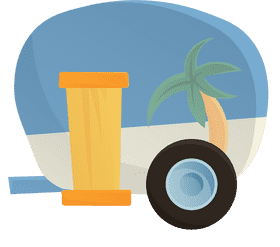 Camper Trailer clipart
