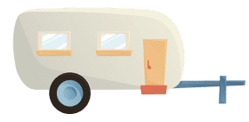 Camper Trailer clipart