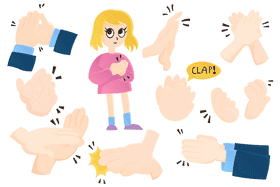 Clapping Hands vector