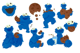 Cookie Monster vector