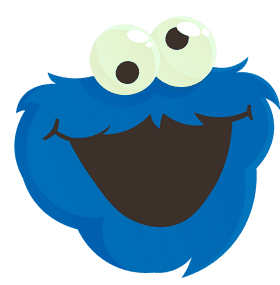 Cookie Monster Head clipart