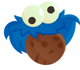 Cookie Monster Head clipart
