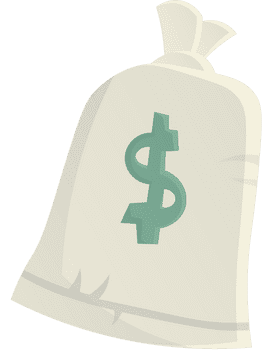 Economics Bag, money, dollars clipart