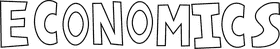 Economics black and white clipart