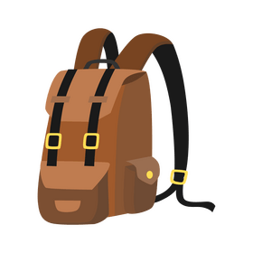Backpack clipart