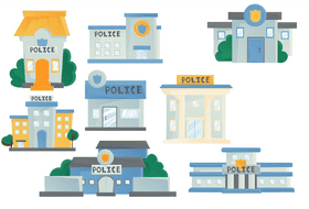Police Station vector