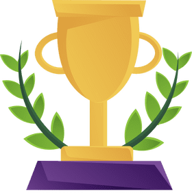 Winner Goblet Wreath clipart