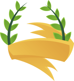 Winner Wreath Stripes clipart