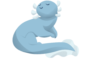 Cute Axolotl clipart