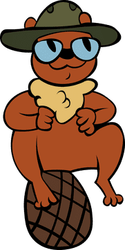Beaver Hat clipart