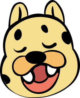 Cheetah Head clipart